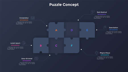 Modern Infographic Vector Bannerのイラスト素材