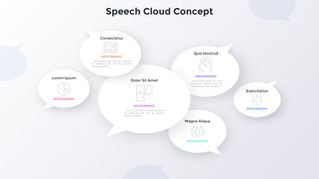 Modern Infographic Vector Bannerのイラスト素材