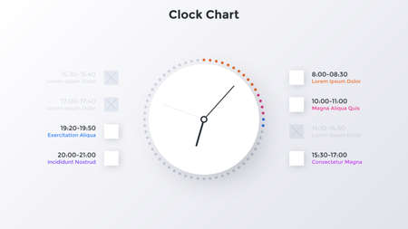 Modern Infographic Vector Bannerのイラスト素材