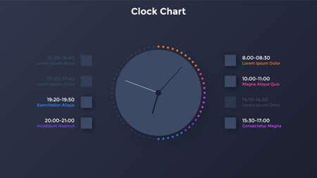 Modern Infographic Vector Bannerのイラスト素材