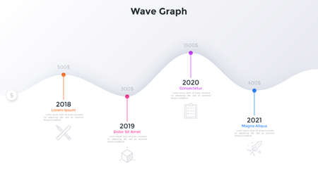 Modern Infographic Vector Bannerのイラスト素材