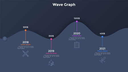 Modern Infographic Vector Bannerのイラスト素材
