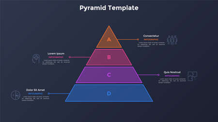 Modern Infographic Vector Bannerのイラスト素材