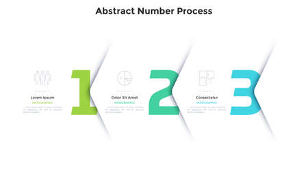 Modern Infographic Vector Bannerのイラスト素材