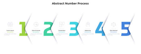 Modern Infographic Vector Bannerのイラスト素材