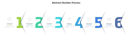 Modern Infographic Vector Bannerのイラスト素材