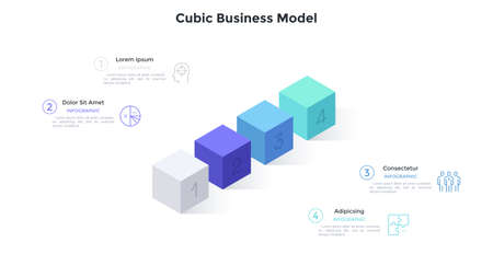 Modern Infographic Vector Bannerのイラスト素材