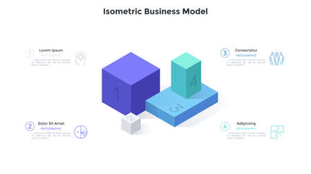Modern Infographic Vector Templateのイラスト素材