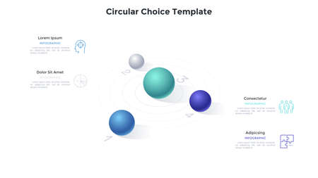 Modern Infographic Vector Templateのイラスト素材