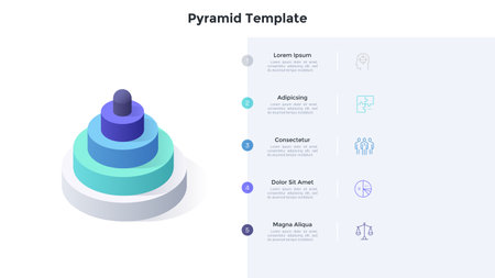 Modern Infographic Vector Templateのイラスト素材