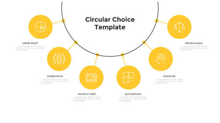 Modern Infographic Vector Templateのイラスト素材