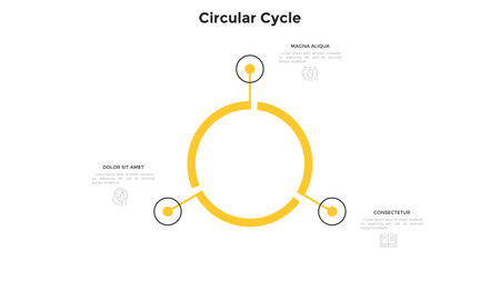 Modern Infographic Vector Templateのイラスト素材