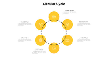 Modern Infographic Vector Templateのイラスト素材