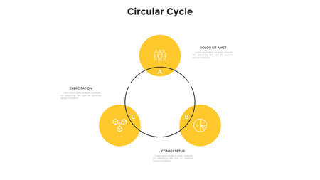 Modern Infographic Vector Templateのイラスト素材