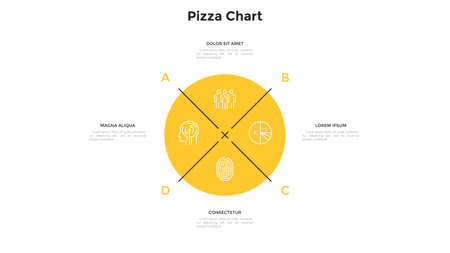 Modern Infographic Vector Templateのイラスト素材