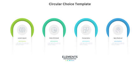 Modern Infographic Vector Templateのイラスト素材