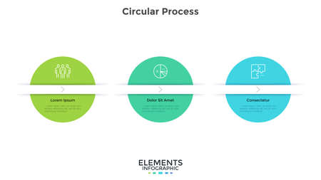 Modern Infographic Vector Templateのイラスト素材