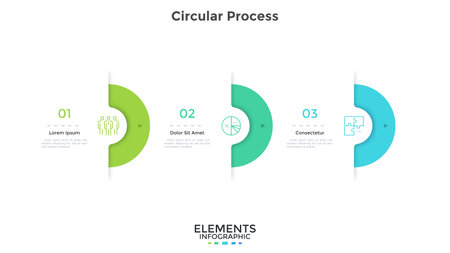 Modern Infographic Vector Templateのイラスト素材