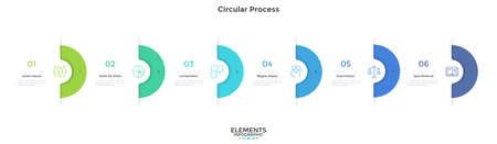 Modern Infographic Vector Templateのイラスト素材