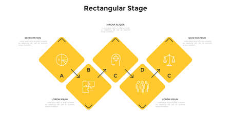 Modern Infographic Vector Templateのイラスト素材