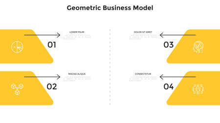Modern Infographic Vector Templateのイラスト素材