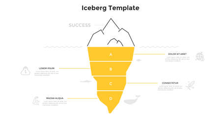 Modern Infographic Vector Templateのイラスト素材