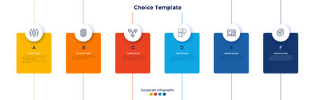 Modern Vector Infographic Templateのイラスト素材