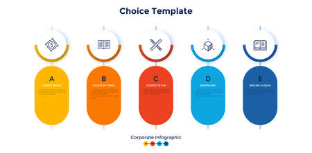 Modern Vector Infographic Templateのイラスト素材