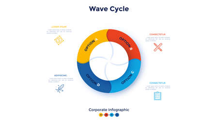 Modern Vector Infographic Templateのイラスト素材