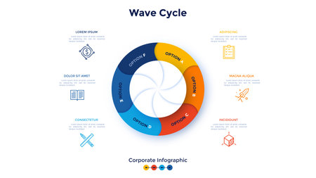 Modern Vector Infographic Templateのイラスト素材