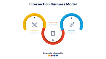 Modern Infographic Vector Templateのイラスト素材