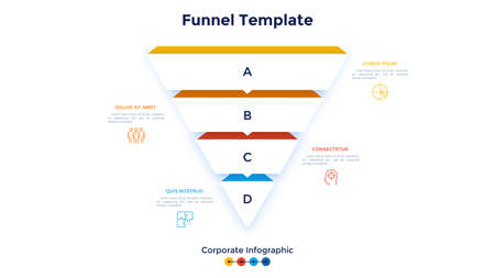 Modern Infographic Vector Templateのイラスト素材