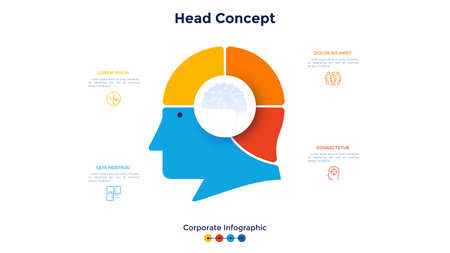 Modern Infographic Vector Templateのイラスト素材