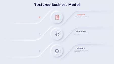 Modern Infographic Vector Templateのイラスト素材