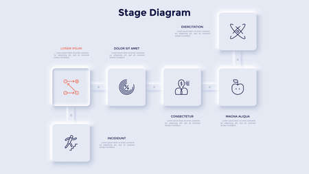 Modern Infographic Vector Templateのイラスト素材