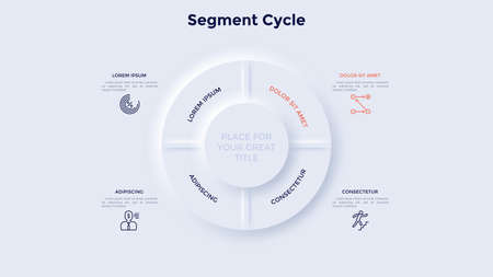 Modern Infographic Vector Templateのイラスト素材