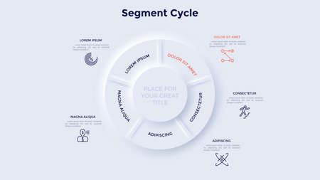 Modern Infographic Vector Templateのイラスト素材