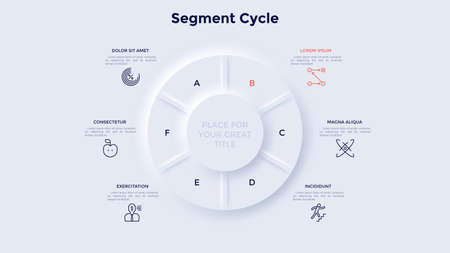 Modern Infographic Vector Templateのイラスト素材