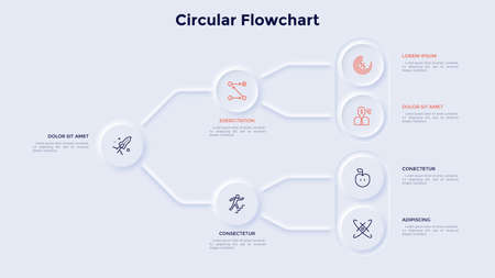 Modern Infographic Vector Templateのイラスト素材