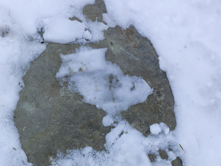 snow and ice and wintry textures and different wintry backgroundsの写真素材