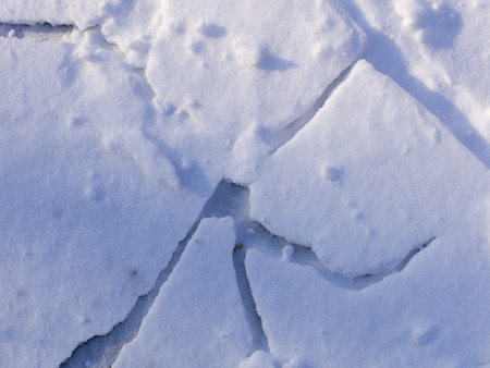 snow and ice and wintry textures and different wintry backgroundsの写真素材