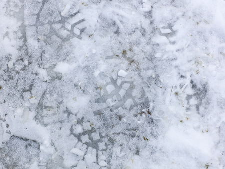 snow and ice and wintry textures and different wintry backgroundsの写真素材