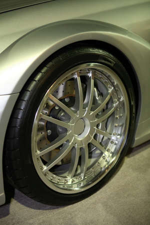 Luxury Sports Car Mag Wheelの写真素材