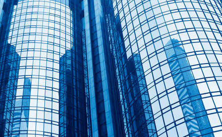 Tall Modern Office Buildings の写真素材