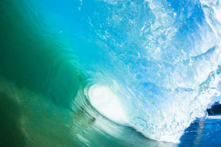 Blue Ocean Waveの写真素材