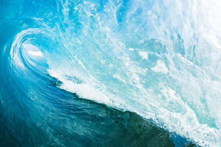 Blue Ocean Waveの写真素材