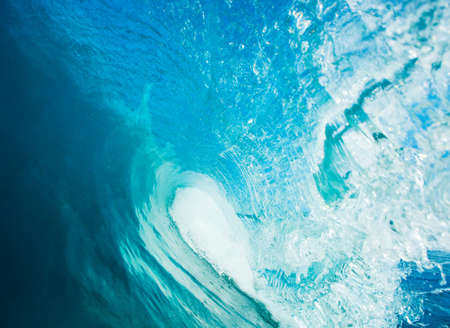 Blue Ocean Waveの写真素材