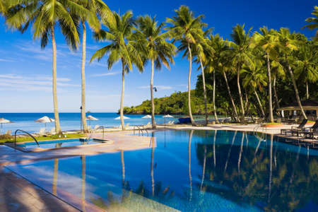 Tropical Resort Poolの写真素材