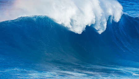 Giant Blue Ocean Wave