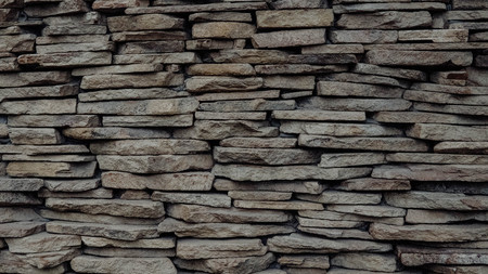 Old brown bricks wall pattern brick wall texture or brick wall backgroundの写真素材